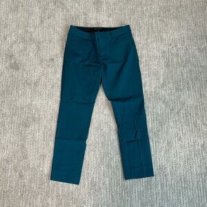 Banana Republic Sloan zero petite teal pants